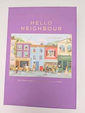 NEW IN BOX Hobbry "Hello Neighbour" Neighborhood Scene 500-Piece Puzzle